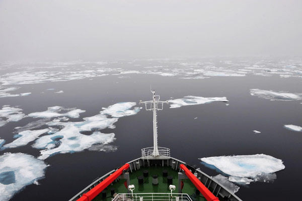 China expedition continues research on Arctic Ocean