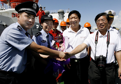 China's Arctic research vessel returns