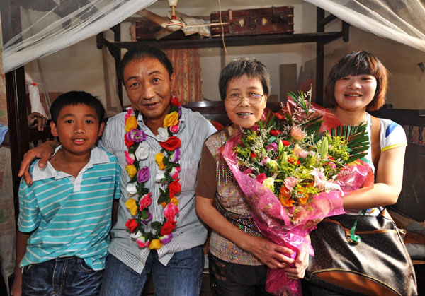 Chinese trawler captain back home