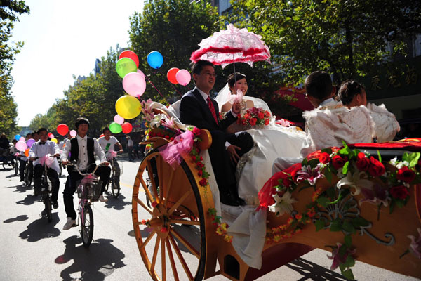 Low-carbon weddings bring fairy tales to life