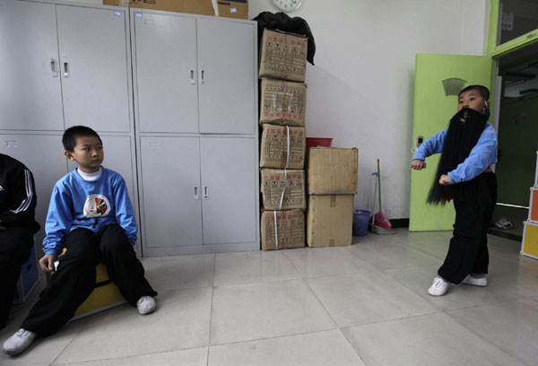 Young learners of Peking Opera