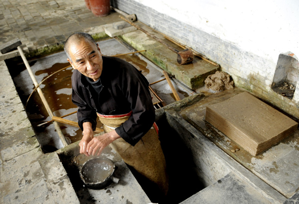 Ancient art of papermaking