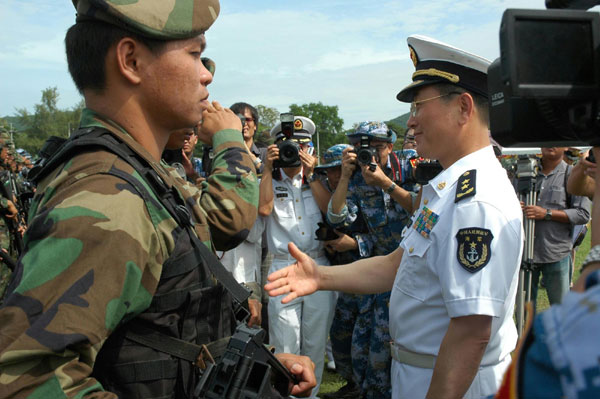 Chinese, Thai marines hold joint drill