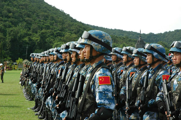 Chinese, Thai marines hold joint drill