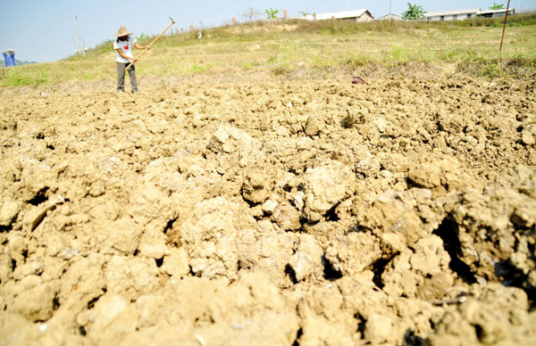 Severe drought hits South China