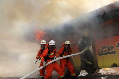 Nationwide drills on fire prevention day