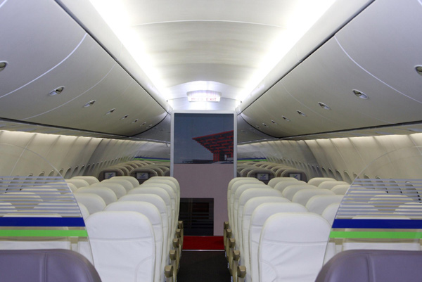 A look inside China's C919 passenger jet