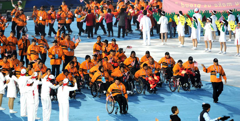 Photos: Opening ceremony of Asian Para Games