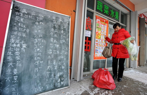 Cold snap sweeps China, traffic at a standstill