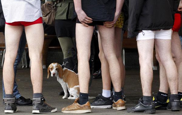 No Pants Subway Ride in NY