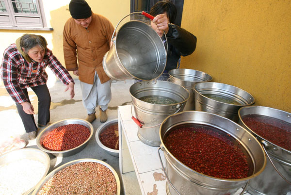 The aroma of Laba porridge