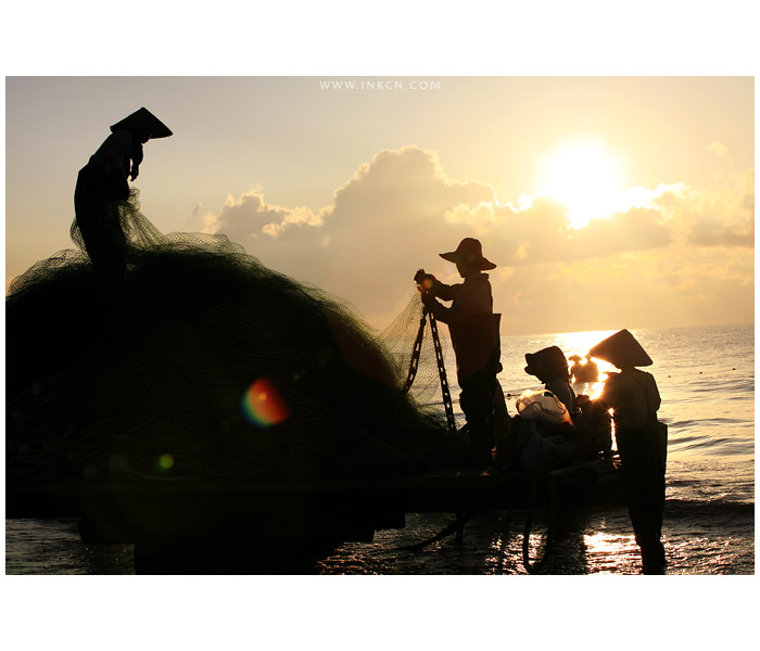 Fishermen in South China