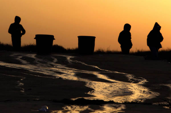 UNHCR refugee camp for libya evacuees