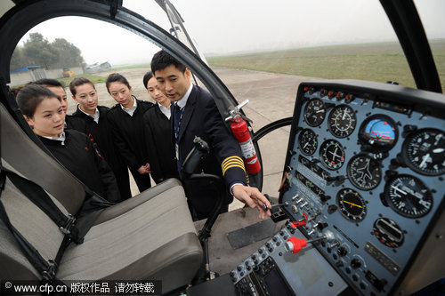 Female chopper pilots take off in China