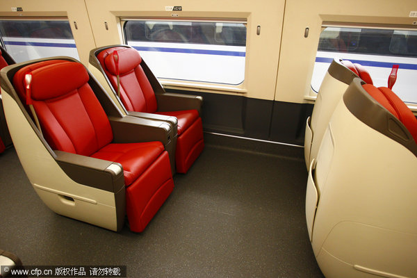 Bullet train CRH380A ready for passengers