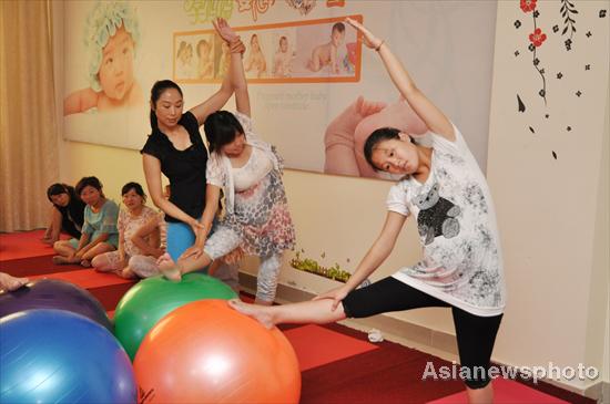 Yoga classes for mothers-to-be