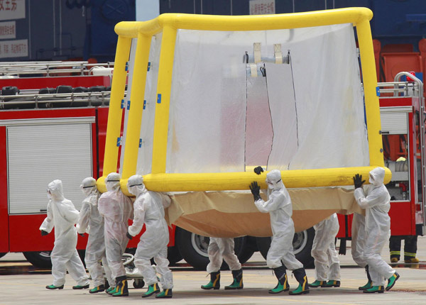 Disaster-response drill in Taiwan