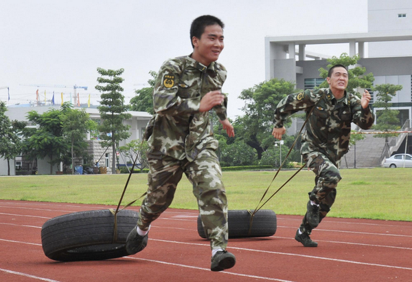 Anti-terror drill for 26th Universiade