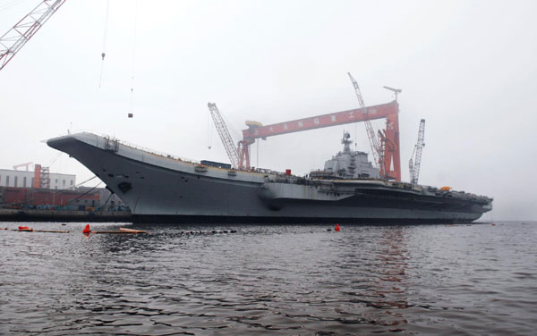 Aircraft carrier body refitted for research, training