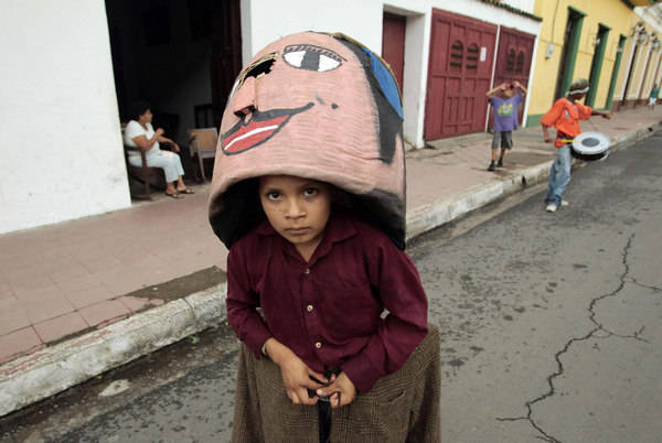 Carnival in honour of Virgin Asuncion held in Nicaragua