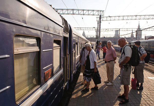 15-day train trip from Moscow to Beijing starts