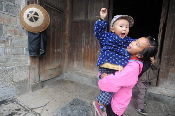 Left-behind child one of thousands