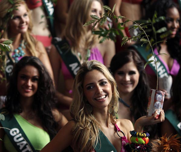 Miss Earth beauty contest in Manila