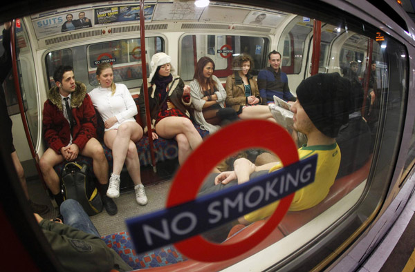 'No Pants Subway Ride' around the world