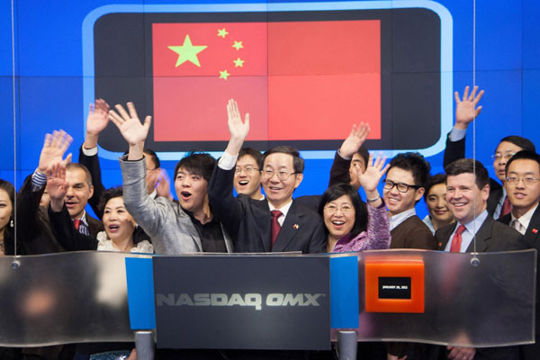 NASDAQ opening bell hails Chinese New Year