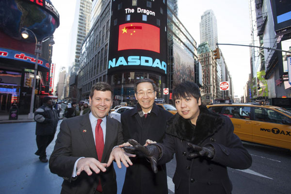 NASDAQ opening bell hails Chinese New Year