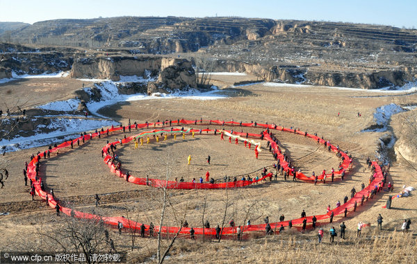 Huge '@' to welcome New Year