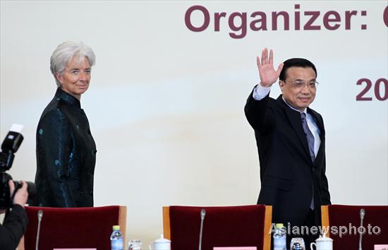 Vice-Premier, IMF chief attend China Development Forum