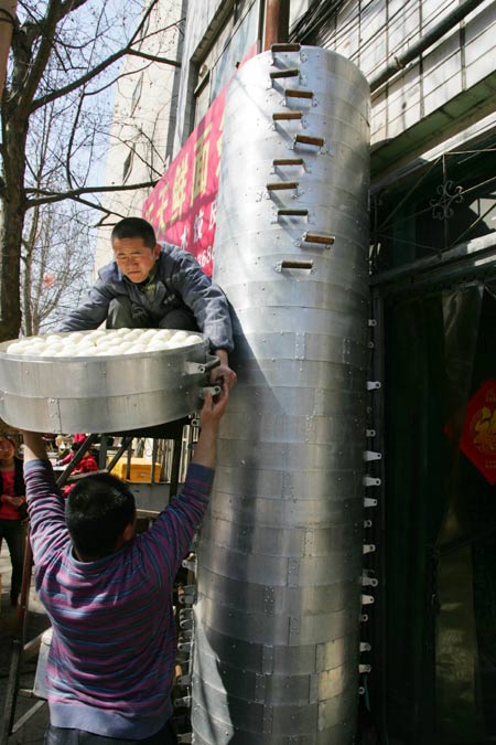 Bread steamers tower high