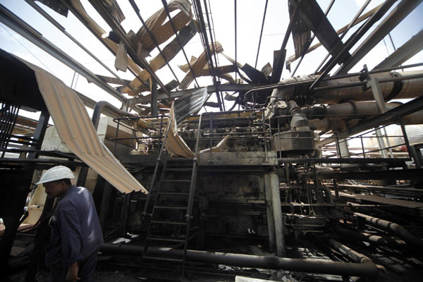 Heavy damage to key Sudan oil facility