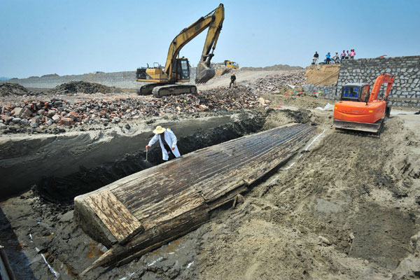 Ancient shipwrecks unearthed in N China