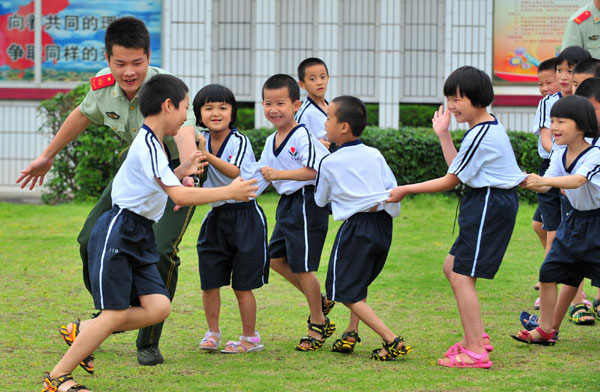 Children enjoy their day