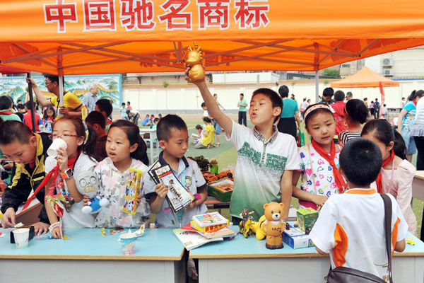 Children enjoy their day