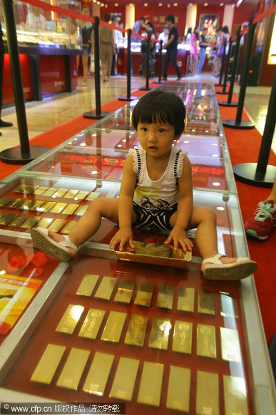 China’s $11m gold walkway