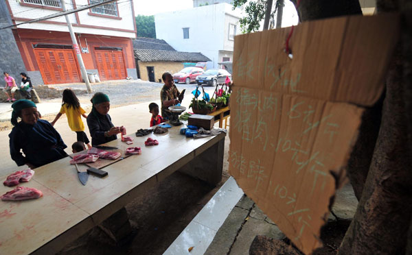 Self-service markets Guangxi-style