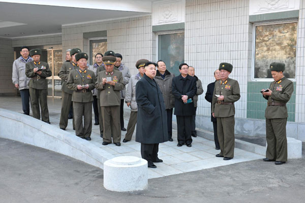 DPRK's Kim visits Taesongsan General Hospital