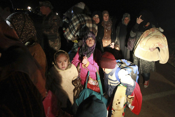Fleeing from Syria