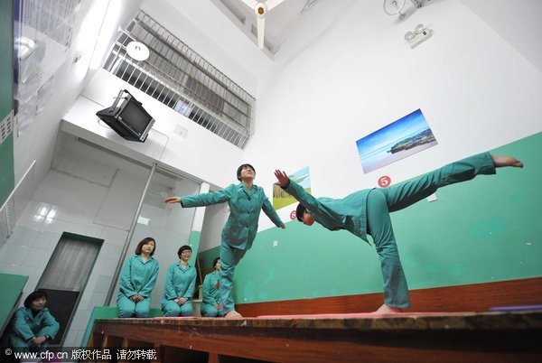 Prisoners meditate over time