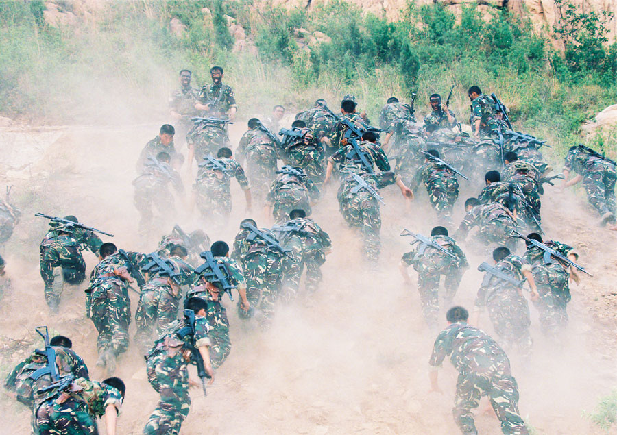 Training exercise of People's Liberation Army