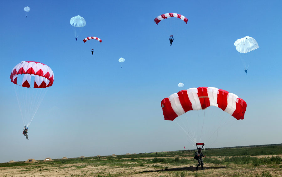 Training exercise of People's Liberation Army