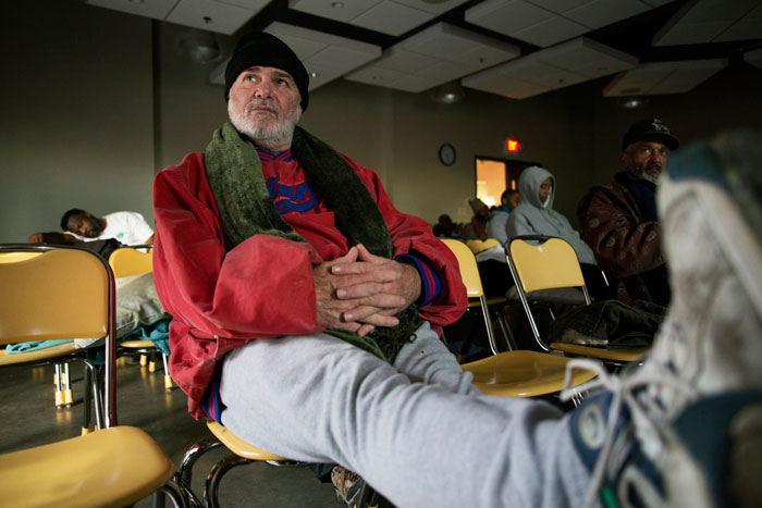 Homeless shelters gearing up for US cold snap