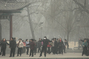 Sand storm grips NW China