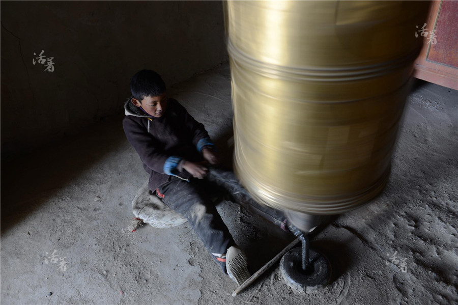 Life in Tibet's rooftop village