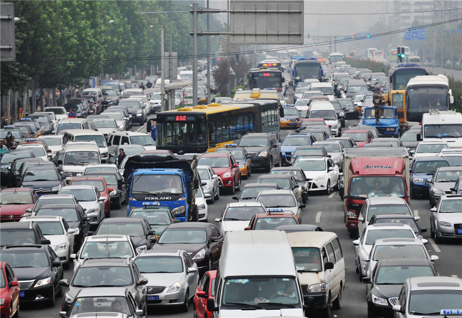 Car-Free Day sees Beijing traffic congested as always