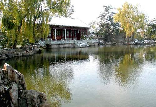 Picturesque campus of Tsinghua University