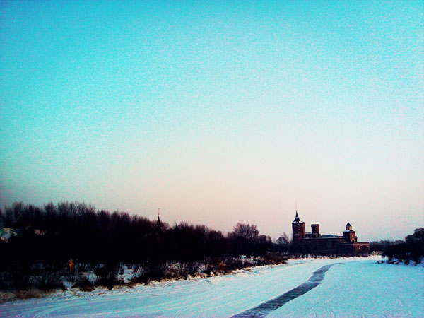 Harbin's Volga Manor in winter